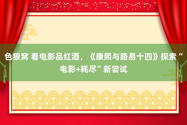 色狼窝 看电影品红酒，《康熙与路易十四》探索“电影+耗尽”新尝试